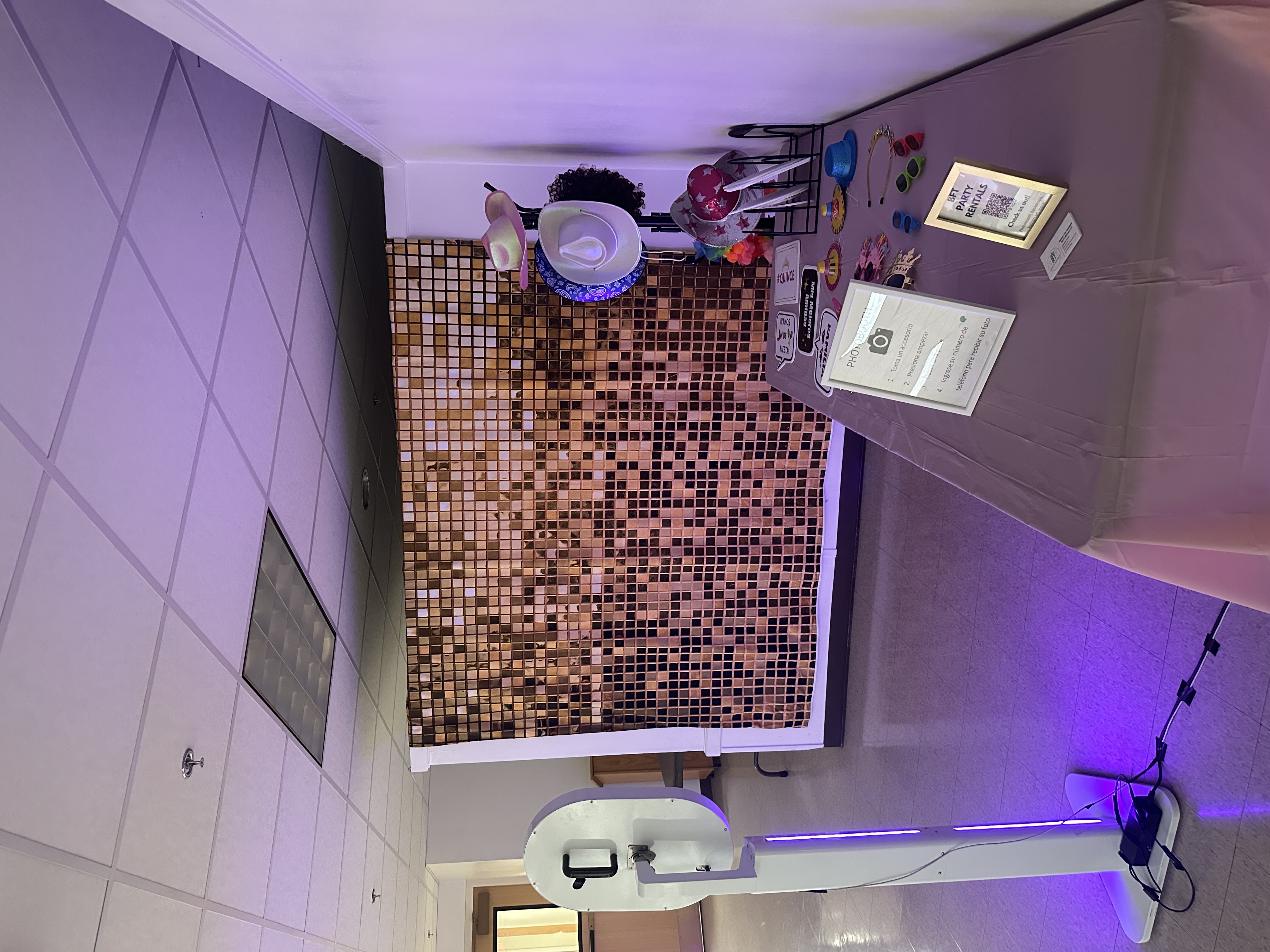 The BFT booth ready for the event